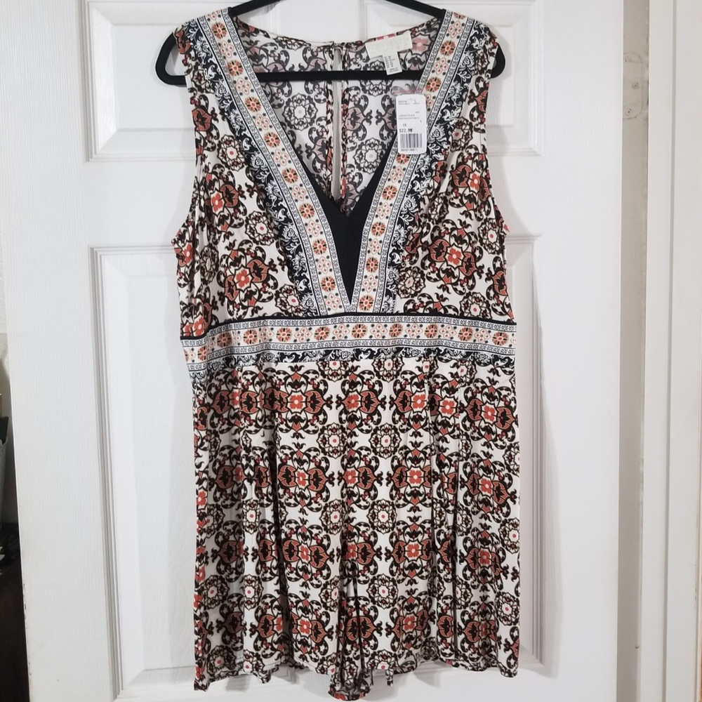Womens Plus Romper, size 0X